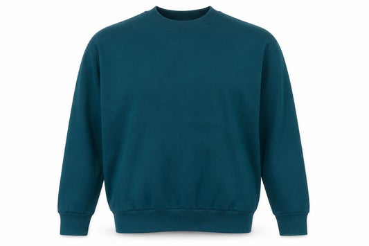 Fruit of the Loom Men's Green Pullover Fleece Sweatshirt Size L