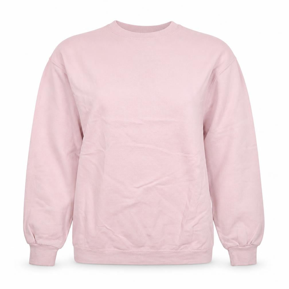 Jerzees Women's Pink Floral Cowboy Boots Graphic Sweatshirt L