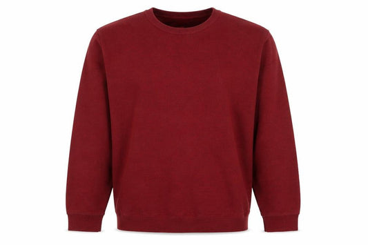 Hanes Men’s Red Small Pullover Crew Neck Fleece Sweatshirt