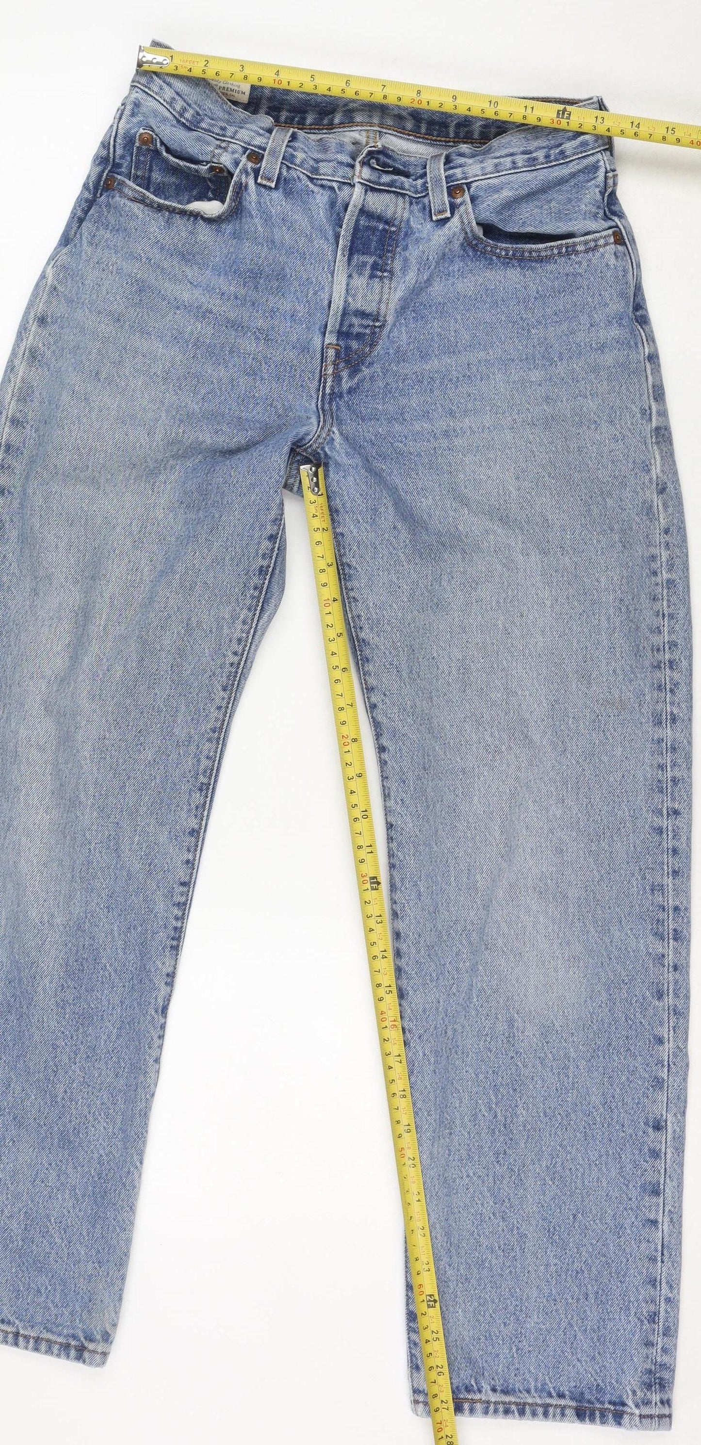 Levi's Premium Women's Blue Straight High Rise Jeans W26 L30