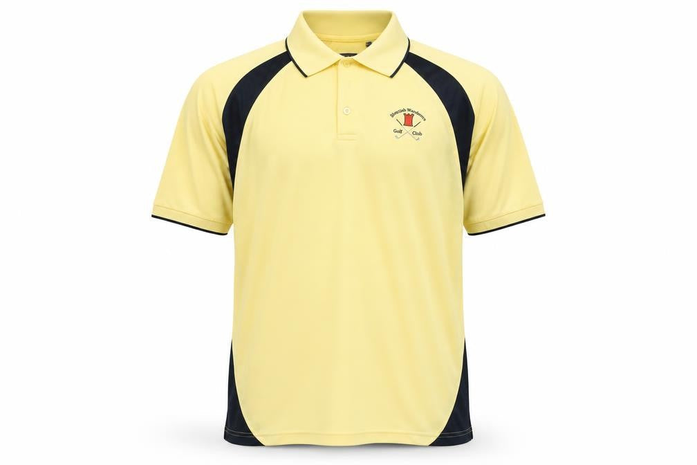 Sporte Leisure Men’s Yellow XL Golf Polo Shirt Moisture Wicking