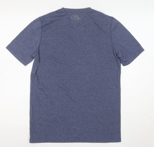 Under Armour Men's Blue HeatGear Fitted Short Sleeve T-Shirt Size S