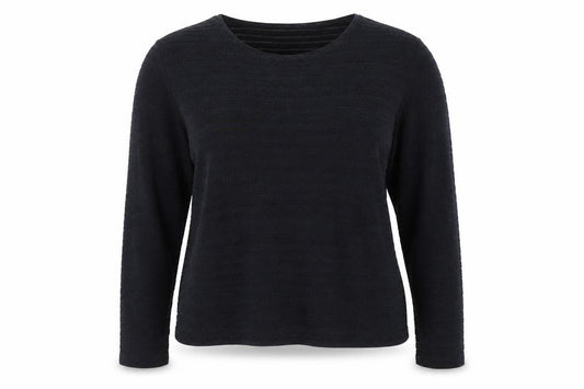 The White Company Women’s Blue Striped Knit Jumper Size 16 Round Neck