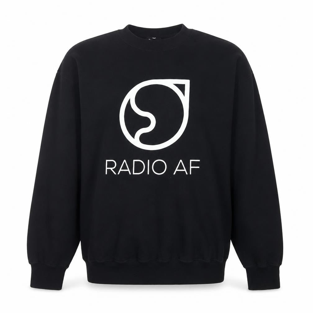 Fruit of the Loom Men's Black Graphic Pullover Sweatshirt L Classic Fit