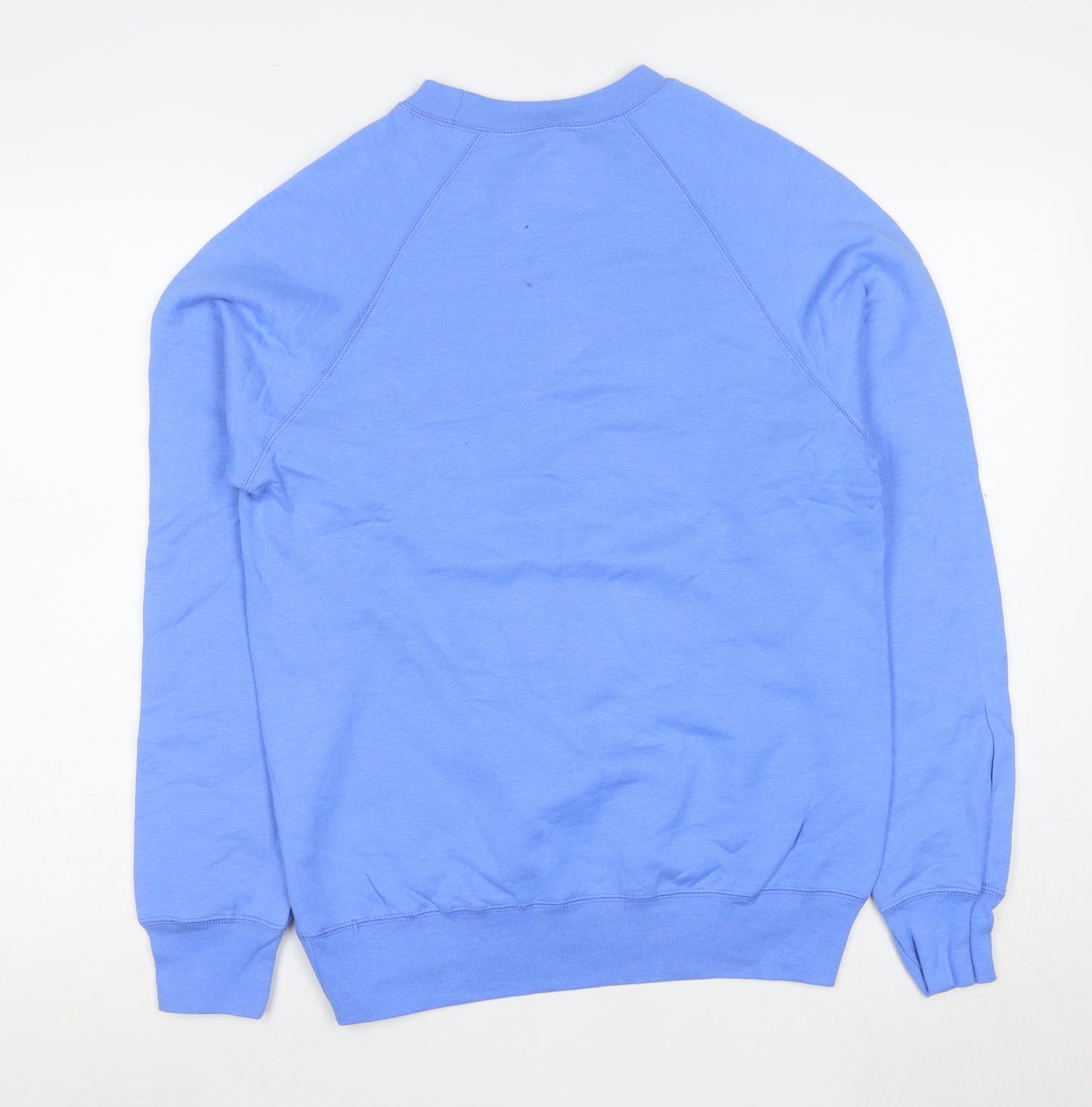 Hanes Men's Blue Crew Neck Pullover Sweatshirt Size S