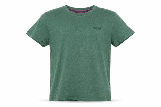 Superdry Men's Green Organic Cotton Crew Neck T-Shirt Size M