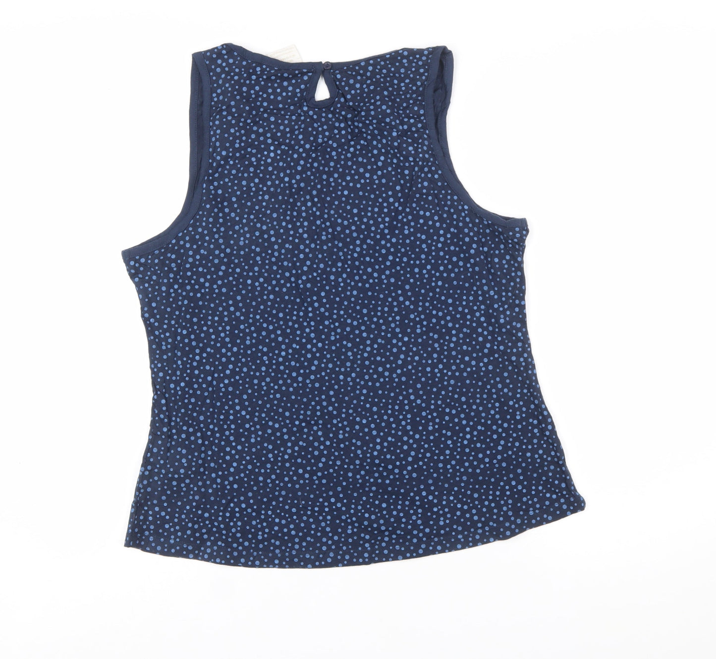 Trespass Womens Blue Polka Dot Sleeveless Tank Top UK 12