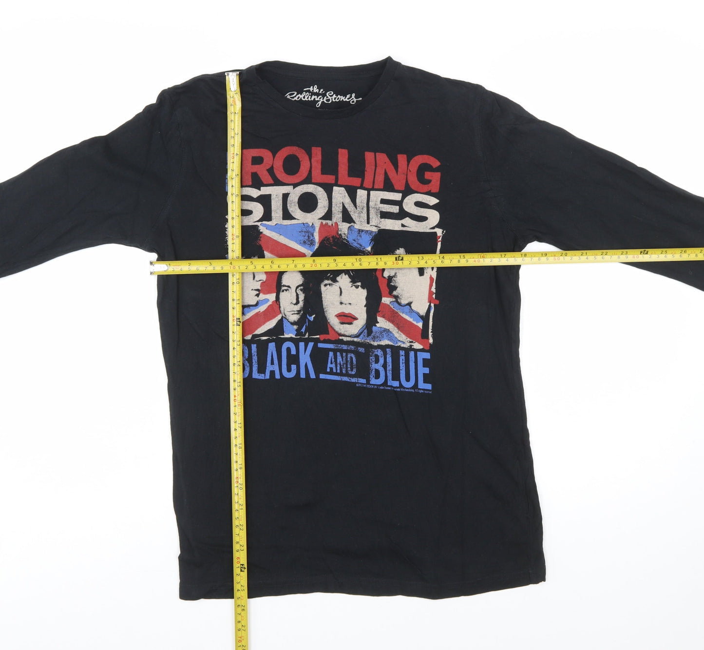 The Rolling Stones Boys Black Long Sleeve Graphic T-Shirt 13-14 Years 164cm
