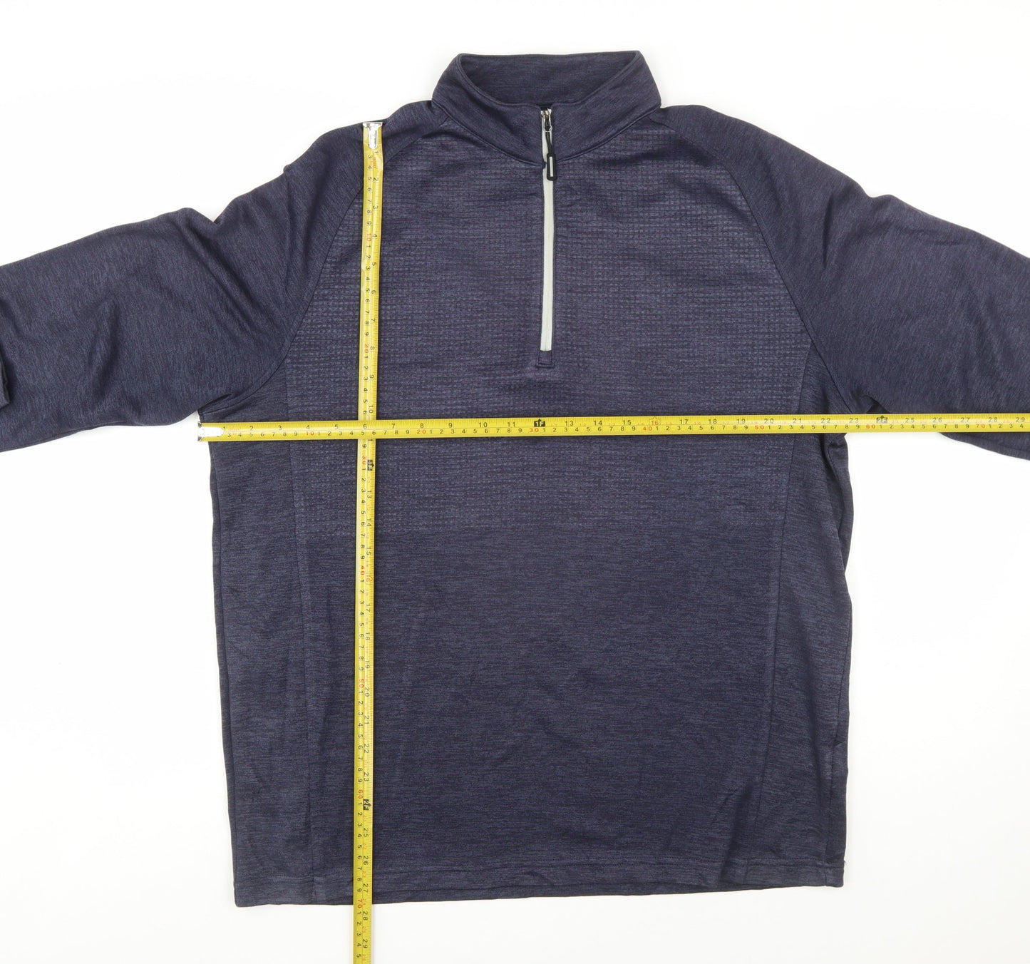 Pebble Beach Men’s Blue 1/4 Zip Performance Sweatshirt Size L