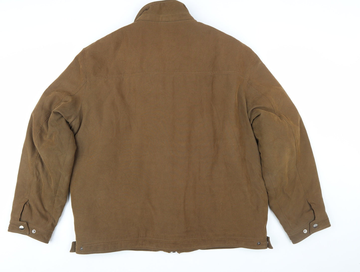 Bosideng Men's Brown XL Polyester Lined Full Zip Casual Jacket