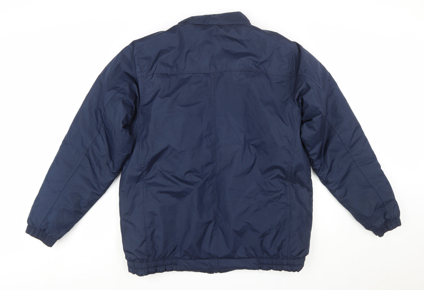 Pierre Cardin Men's Blue XL Puffer Jacket Winter Zip Coat