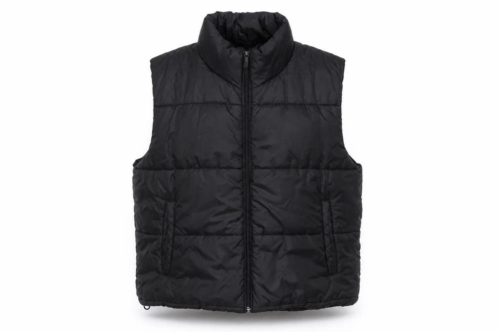 DAILYSZN Women’s Black Puffer Waistcoat M Quilted Lightweight Vest