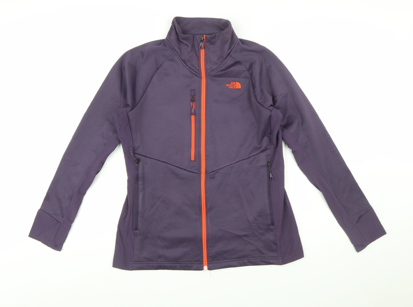 The North Face Womens Purple Full Zip Softshell Jacket Size L