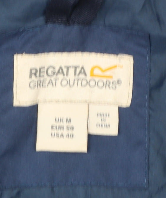 Regatta Men's Blue Waterproof Hooded Jacket M Hiking Outdoor