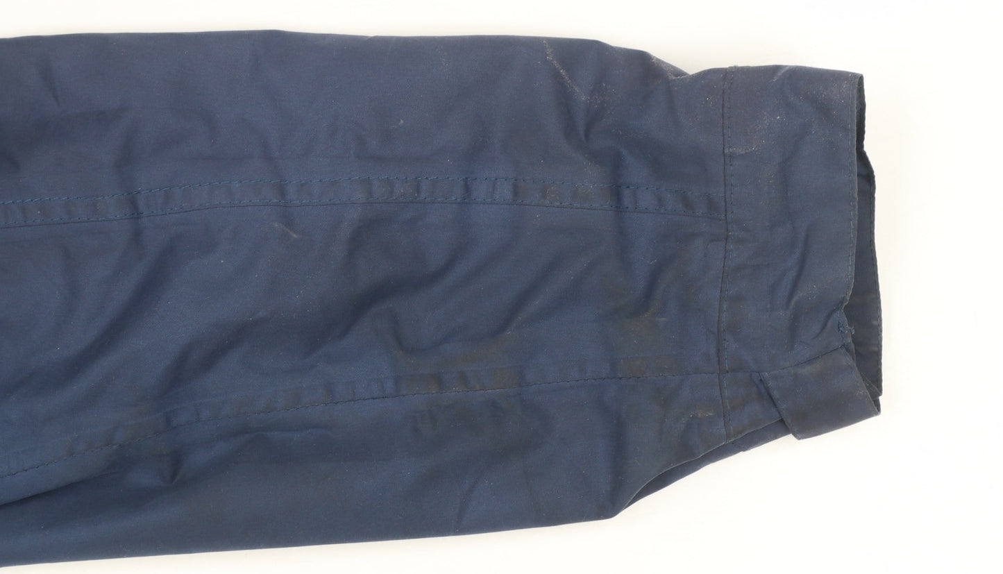 Regatta Men's Blue Waterproof Hooded Jacket M Hiking Outdoor