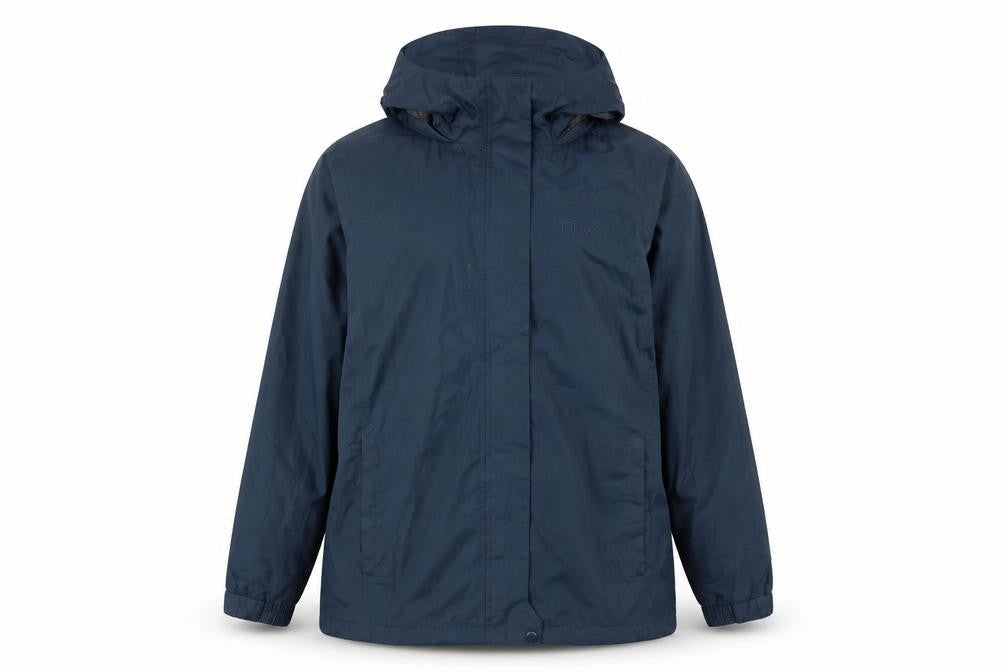 Hi Gear Women's Navy Waterproof Hooded Jacket Size 14
