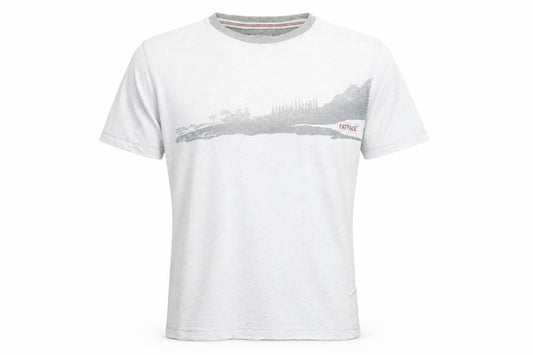 FatFace Men's White Graphic Print Cotton T-Shirt Size Small
