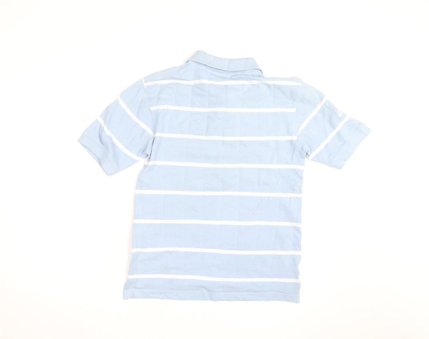 The Royal Yacht Britannia Men's Blue Striped Polo Shirt Size S