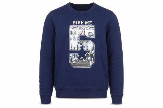 Bossini Men's Blue Graphic Print Pullover Sweatshirt XS