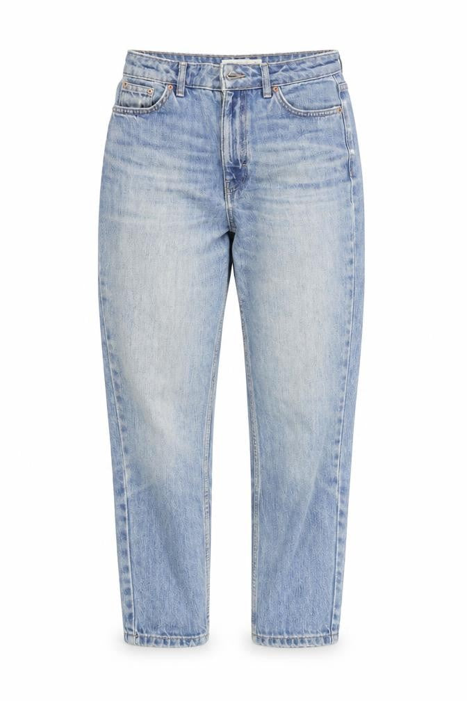 Topshop Women's Blue High Rise Mom Jeans Size 10 Regular Denim