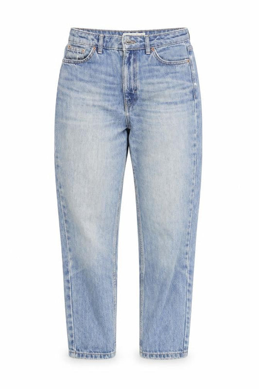 Topshop Women's Blue High Rise Mom Jeans Size 10 Regular Denim