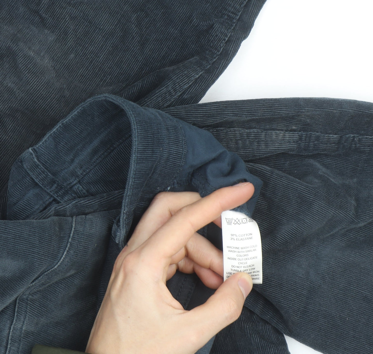 Mistral Women’s Blue Corduroy Straight Jeans Size 16