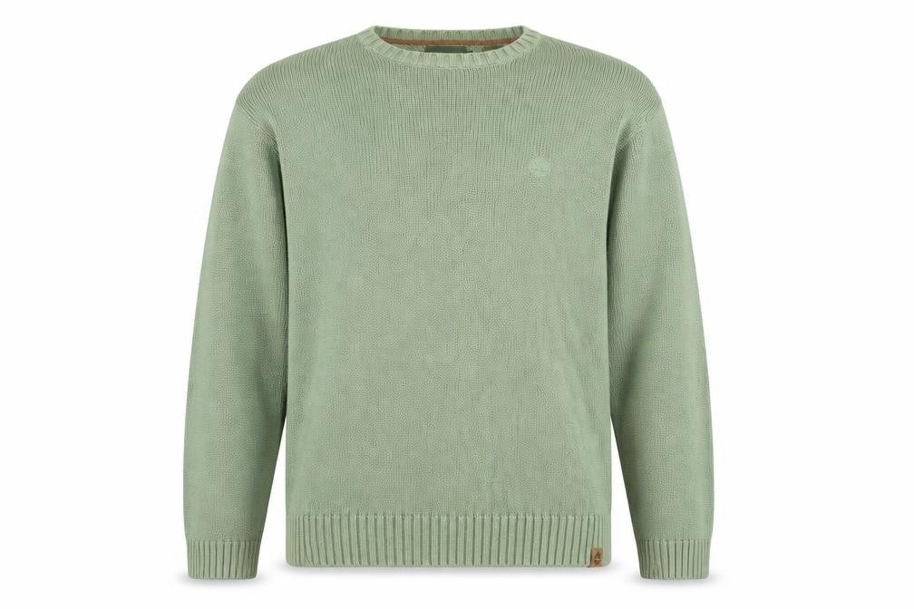 Timberland Men’s Green Cotton Crew Neck Jumper 2XL Pullover