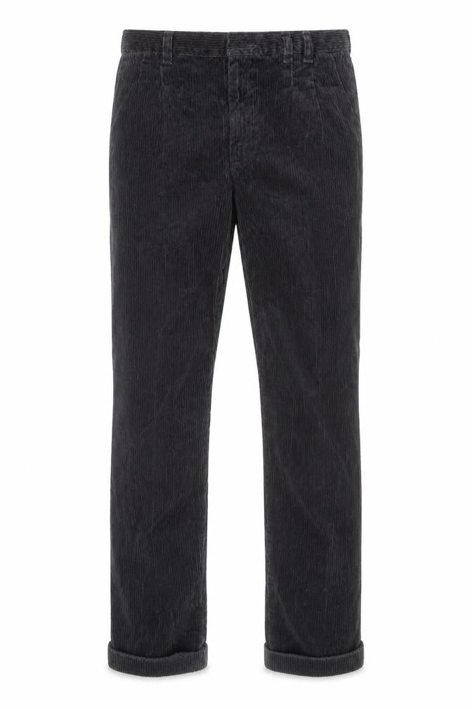 Wrangler Men's Black Corduroy Straight Jeans 32W 34L Regular Fit