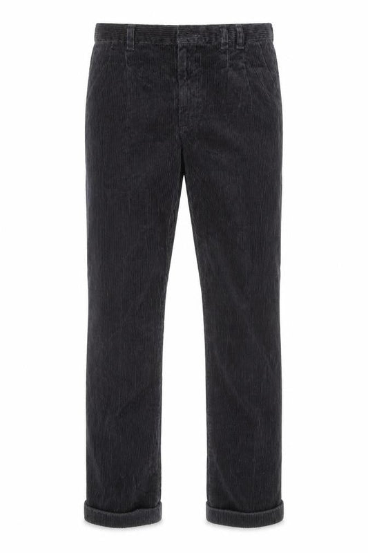 Wrangler Men's Black Corduroy Straight Jeans 32W 34L Regular Fit