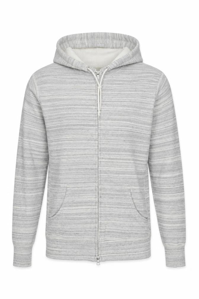 Uniqlo Men's Grey Full Zip Hoodie Size M Lightweight Cotton Blend