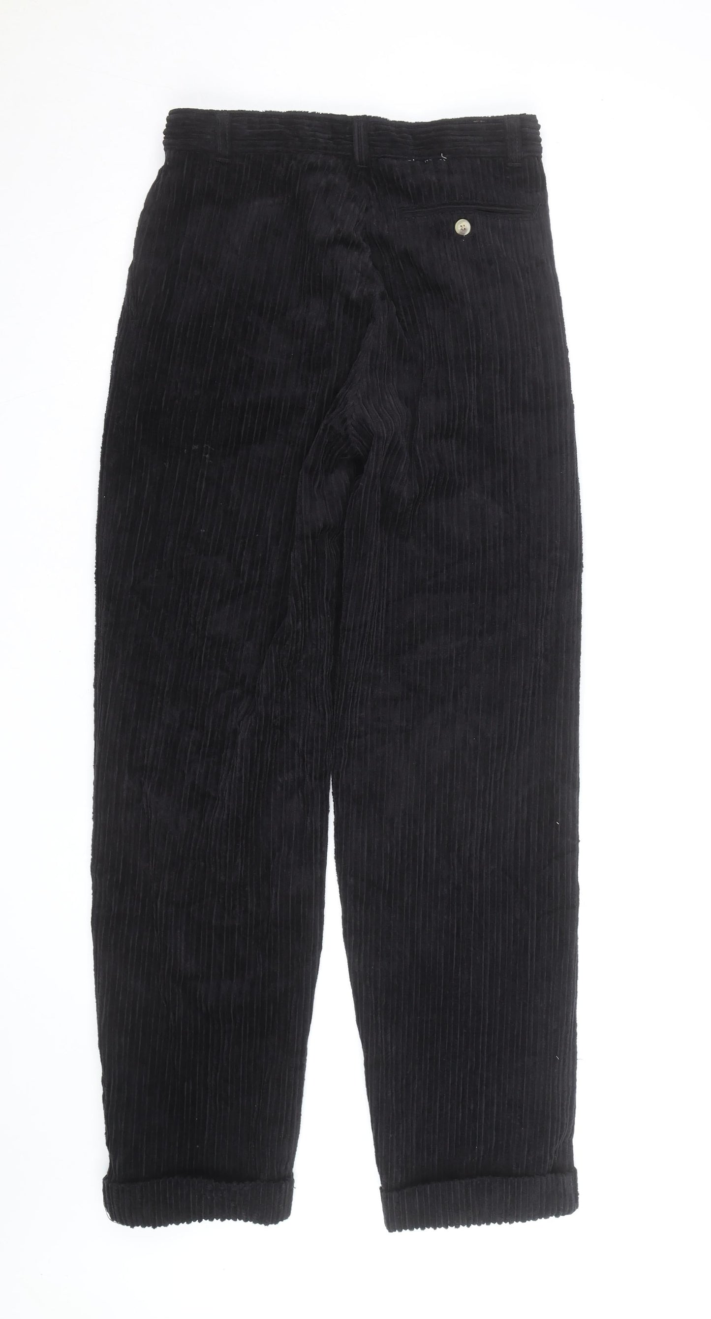 Club Montana Mens Black Corduroy Straight Jeans Size Regular