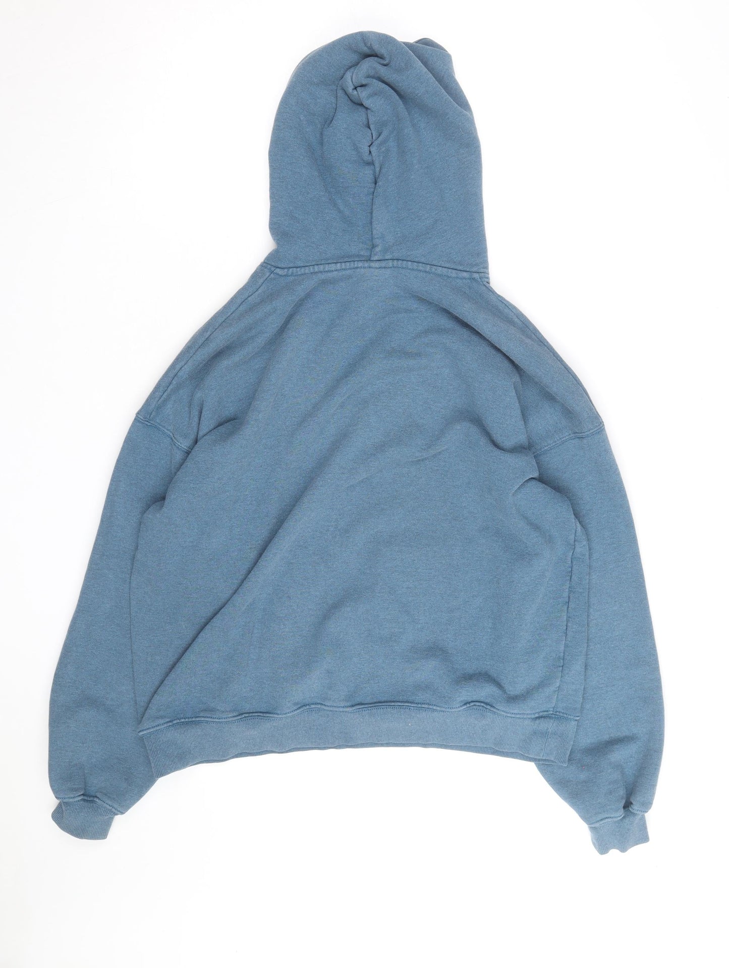 Gymshark Men's Blue Pullover Hoodie Size S Relaxed Fit Fleece