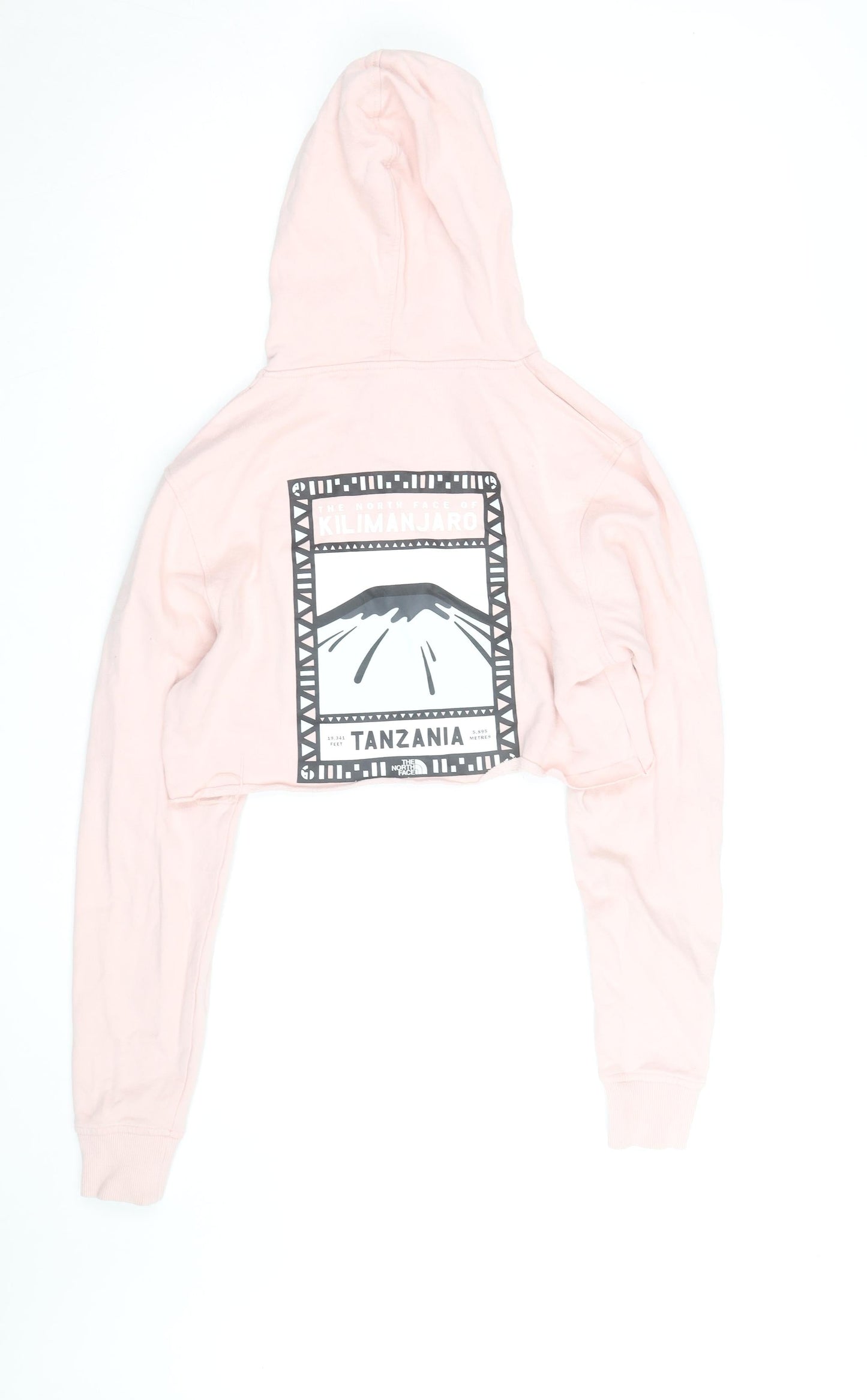 The North Face Unisex Pink Graphic Pullover Hoodie Size M