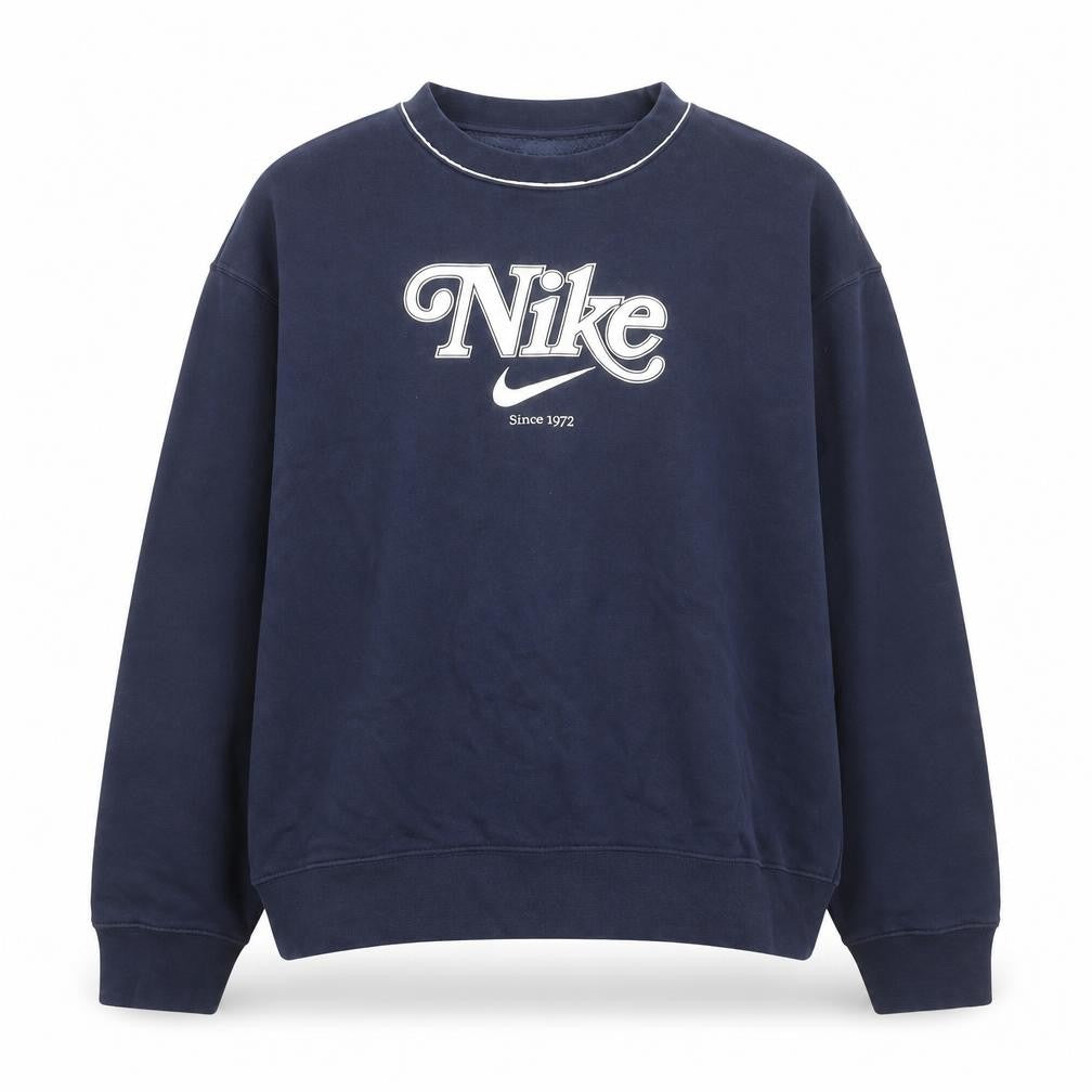 Nike Men's Blue L Pullover Sweatshirt Crew Neck Sports Fleece
