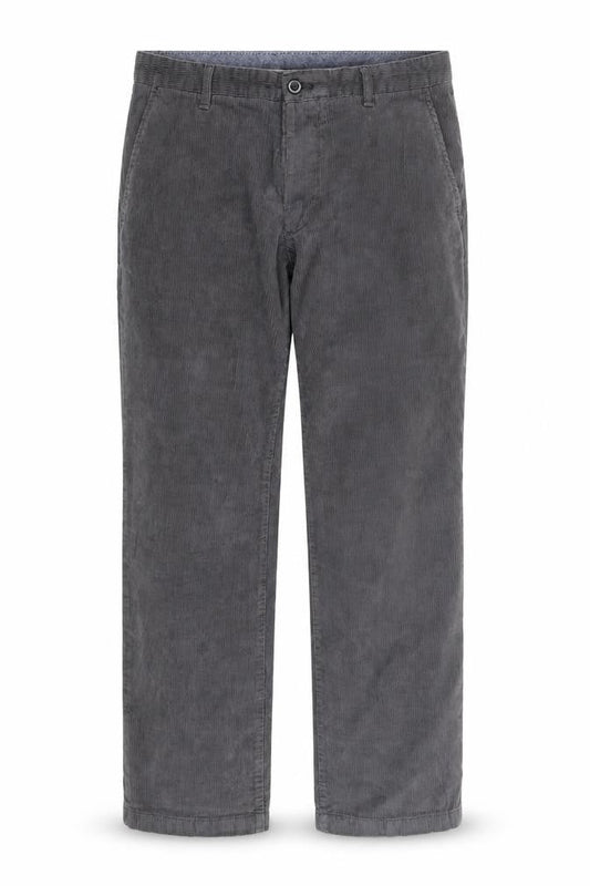 IZOD Men's Grey Corduroy Straight Fit Jeans W34 L32