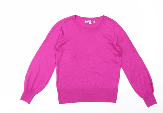 Next Women’s Pink Crew Neck Pullover Jumper Size S