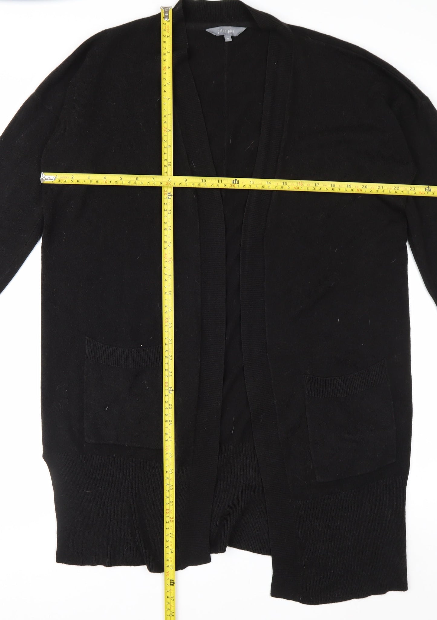 Principles Women’s Black Long Sleeve Knit Cardigan Size 16