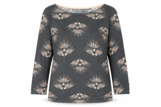 Next Women’s Grey Geometric Print Pullover Jumper Size 14