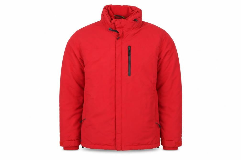 Marks & Spencer Men’s Red Puffer Jacket M Water Resistant Winter Coat