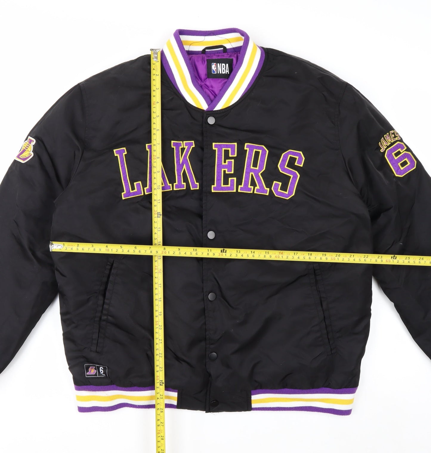 NBA Los Angeles Lakers Men's Black XL Varsity Jacket