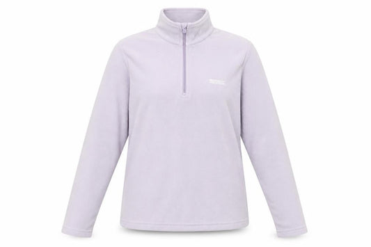 Regatta Great Outdoors Women's Lilac 1/4 Zip Fleece Sweatshirt UK 12