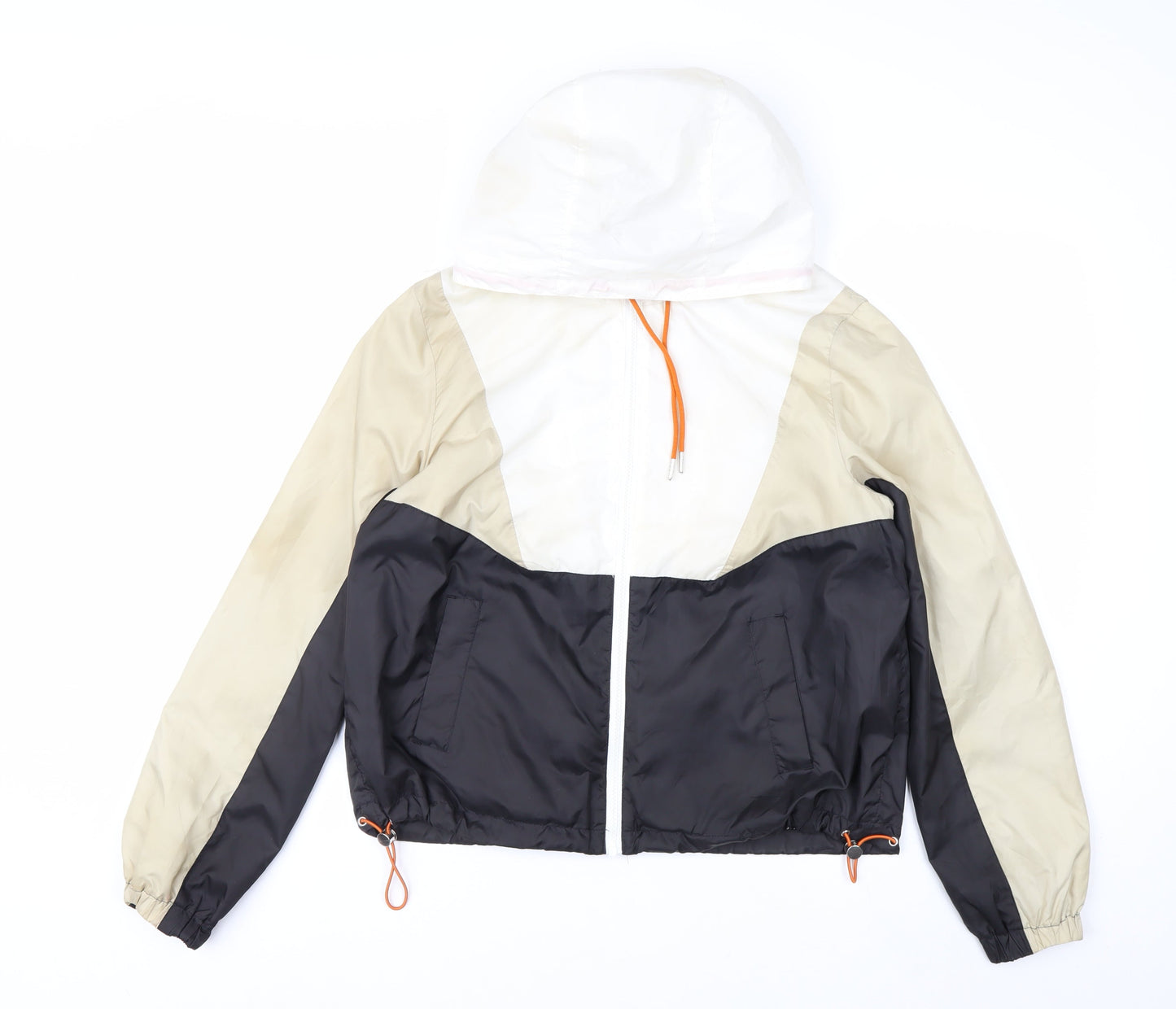 H&M Divided Mens Multicoloured S Windbreaker Hooded Jacket