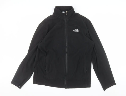 The North Face Mens Black Fleece Full Zip Jacket Size M