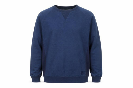 Racing Green Men's Blue XL Pullover Sweatshirt Cotton Blend