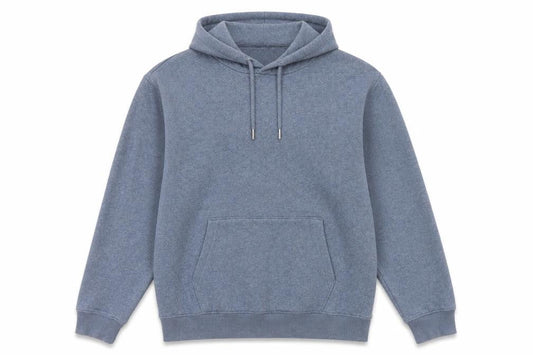 Next Men's Blue Pullover Hoodie L Regular Fit Fleece Long Sleeve