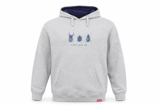 Eden Project Men's Grey XL Pullover Hoodie 'Don't Bug Me' Graphic