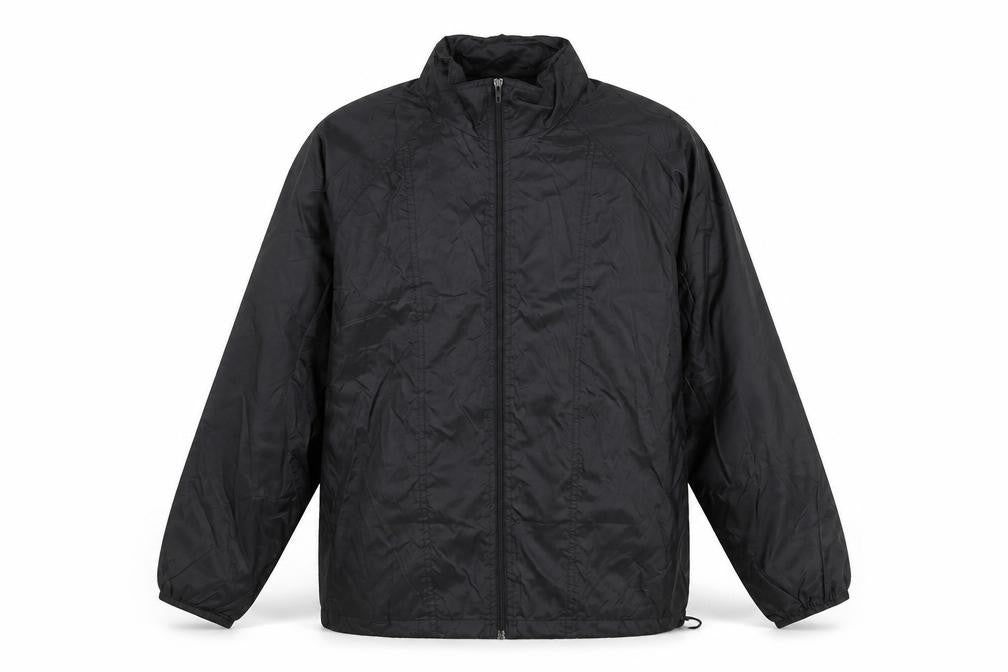 Healthy Attitude Men's Black XL Windbreaker Nylon Jacket