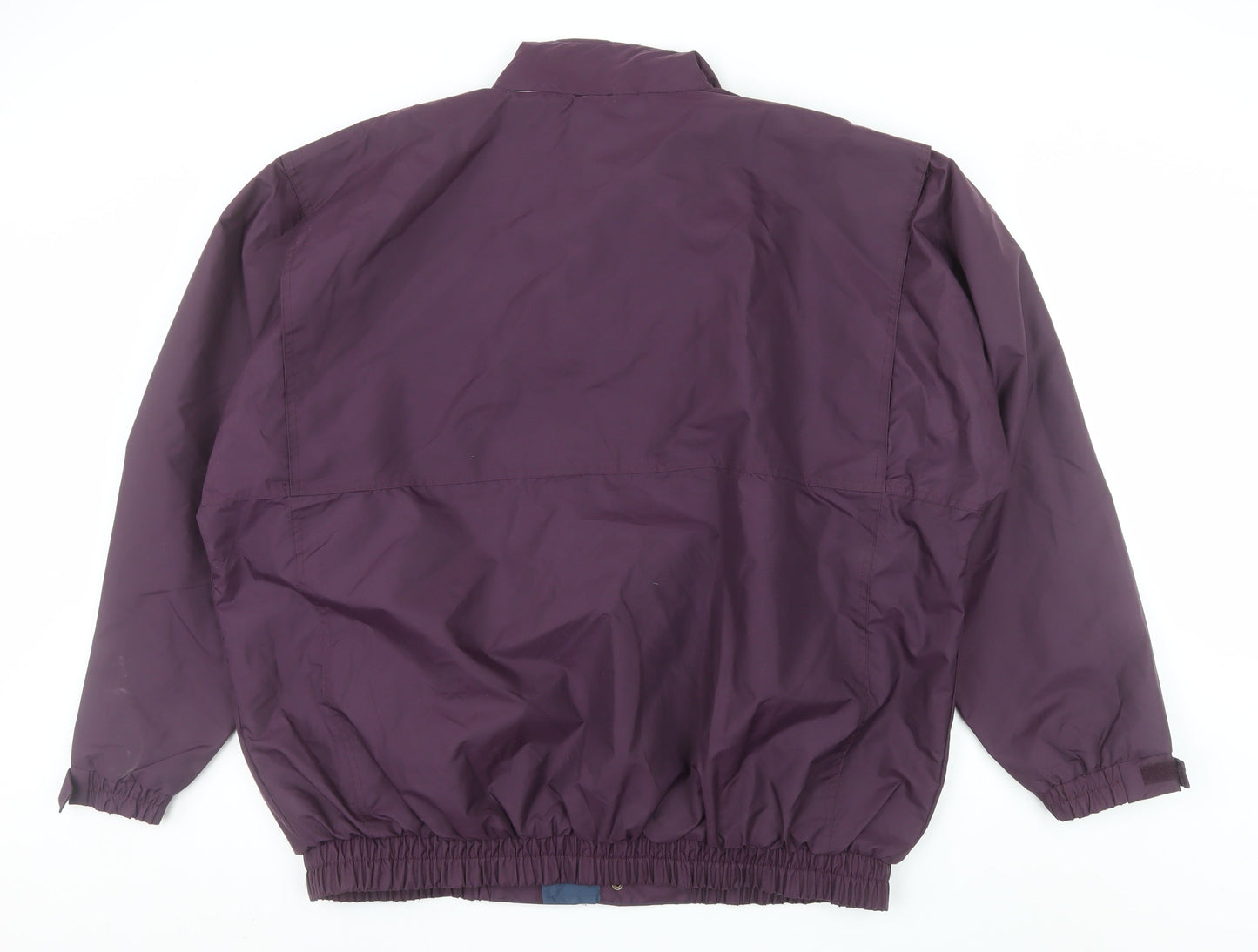 Summit by Trimark Men's Purple XXL Nylon Bomber Jacket