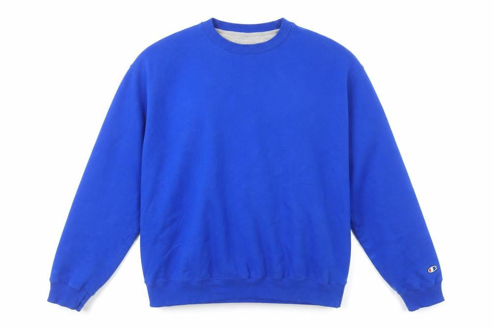 Champion Men’s Blue XL Pullover Sweatshirt Crew Neck Fleece Jumper