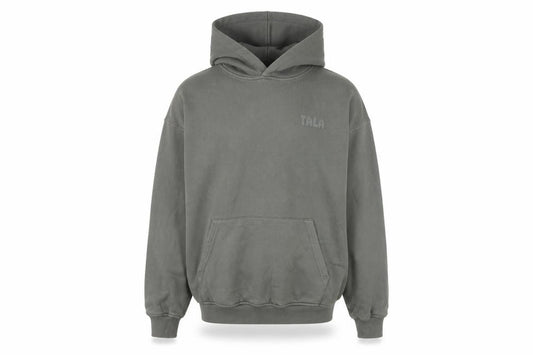 TALA Mens Green Relaxed Fit Pullover Hoodie Size S